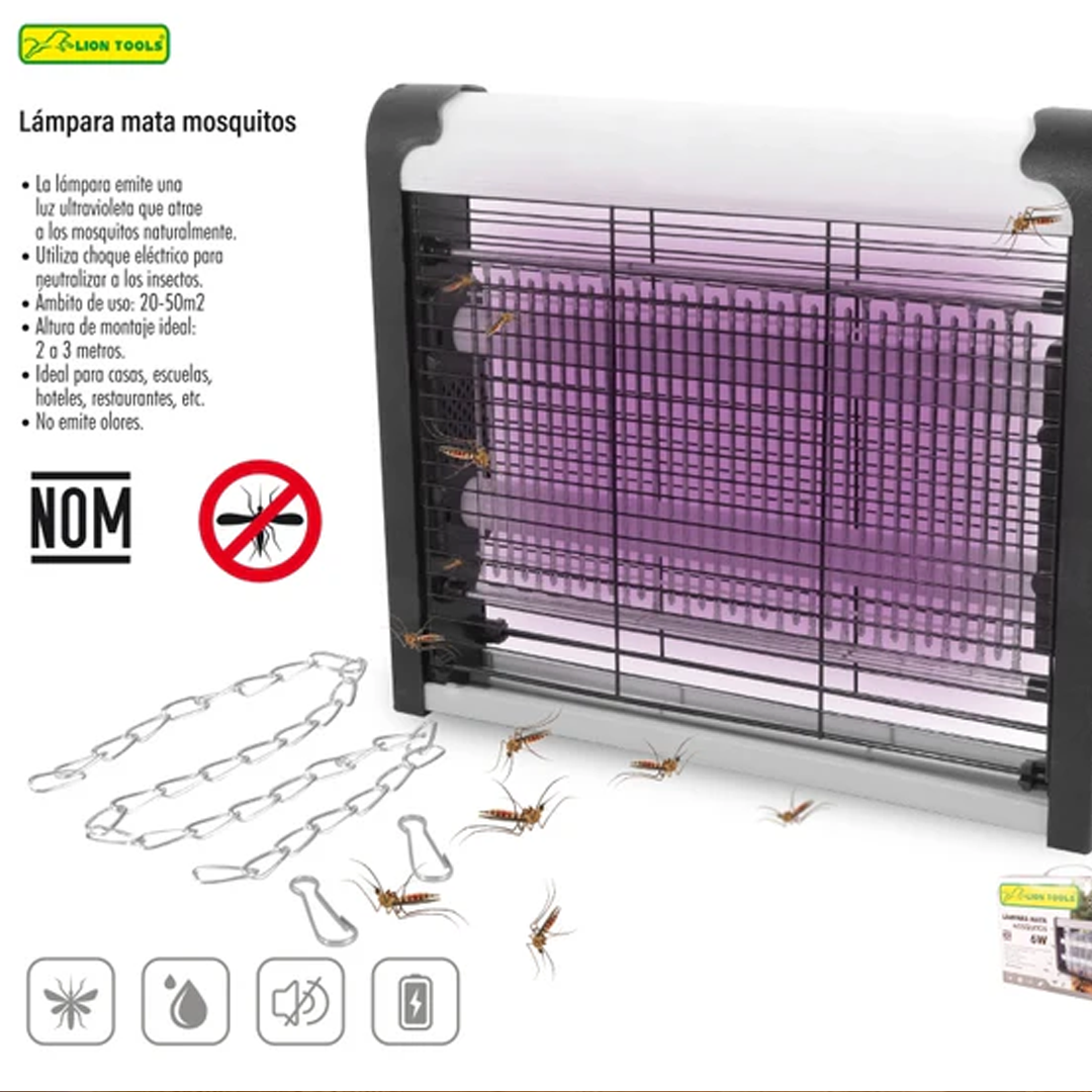 MATA MOSCAS ELÉCTRICO DE ALTO VOLTAJE – 20W