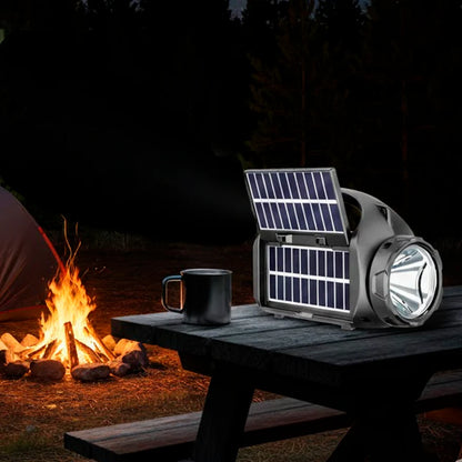 Parlante linterna solar