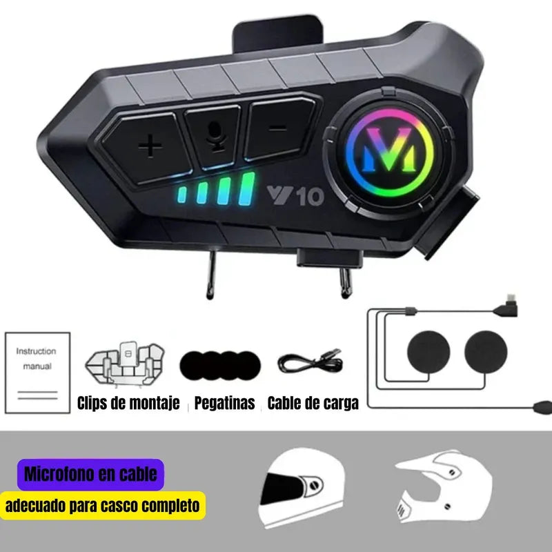 Audífonos Bluetooth para Casco de Moto – Conducción Segura y Conectada